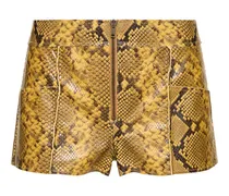 Shorts Cadelia in pelle stampata