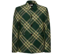 Burberry Check wool casual jacket Ivy