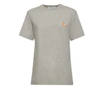 T-shirt Chillax Fox in cotone con patch