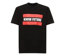 T-shirt Know Future con stampa