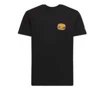 T-shirt Hamburger in cotone con stampa