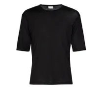 Saint Laurent T-shirt in misto cashmere Nero