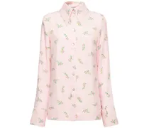 Camicia Blossom in viscosa stampata