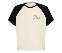 RHUDE T-shirt  / manica raglan Bianco