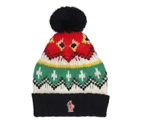 Cappello beanie in misto lana tricot