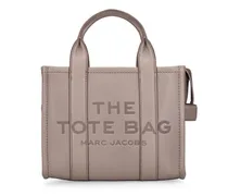 Marc Jacobs Borsa shopping mini in pelle Cemento