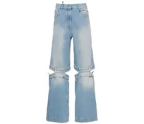 Jeans in denim / cutout