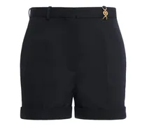 Versace Shorts in lana stretch Nero