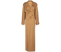 Saint Laurent Trench in twill Sabbia