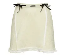 Minigonna in maglia di misto cotone