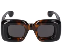 Inflated squared sunglasses