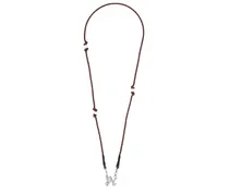 Monogram bead necklace