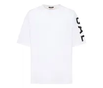 T-shirt oversize in cotone con logo