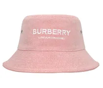 Burberry Cappello bucket Cherry in cotone Pink