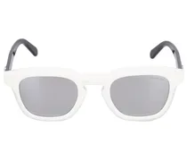 Moncler Gradd squared acetate sunglasses Bianco