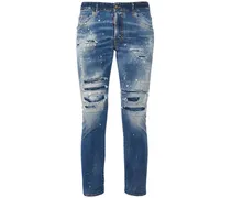 Jeans skater fit in denim di cotone