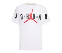 Nike T-shirt Air Jordan in cotone White