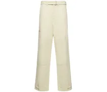 Pantaloni military in cotone