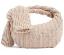 Borsa mini Jodie in maglia di lana