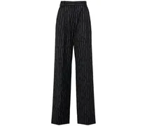 Pantaloni Broken Stripe in lana