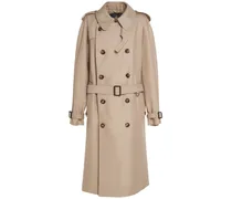 Dewey belted cotton & silk trench coat