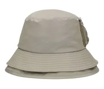 Cappello bucket in twill di nylon