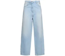 High rise denim boyfriend jeans