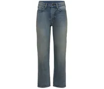 Jeans 70's in denim con logo