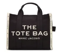 Marc Jacobs Borsa The Medium Tote in cotone jacquard Nero