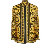 Camicia Barocco in twill di seta stampato
