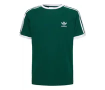 adidas T-shirt 3-Stripes in cotone Verde