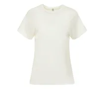 T-shirt in cotone con cuciture a vista