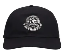 Cappello in gabardina di cotone con logo