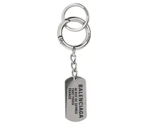 Charm Tags Keyring in misto ottone