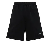 Shorts in felpa di cotone con logo