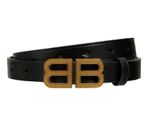 Balenciaga Cintura BB Hourglass in pelle stampata Nero