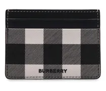 Burberry Porta carte di credito Sandon check Birch