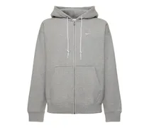 Solo Swoosh cotton blend zip hoodie