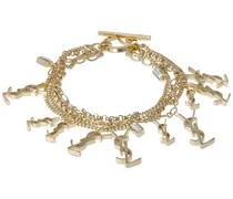 Saint Laurent Multi strass bracelet Oro
