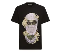 T-shirt Mask Roses con stampa