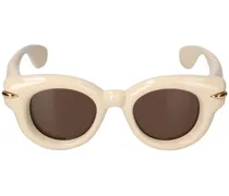 Inflated round sunglasses