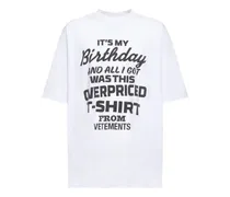 T-shirt It’s My Birthday in cotone con stampa