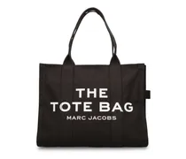 Marc Jacobs Borsa The Large Tote in cotone Nero