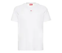 T-shirt slim fit in jersey di cotone con logo