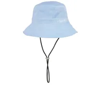 Ganni Fisherman denim bucket hat Blu