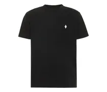 T-shirt Cross in jersey di cotone con ricamo