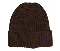 Cappello in maglia di lana con logo