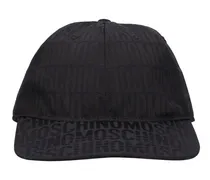 Cappello in nylon con logo jacquard