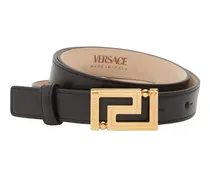 Versace Cintura in pelle 20mm Black-ver