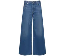 Jeans vita bassa loose fit in cotone